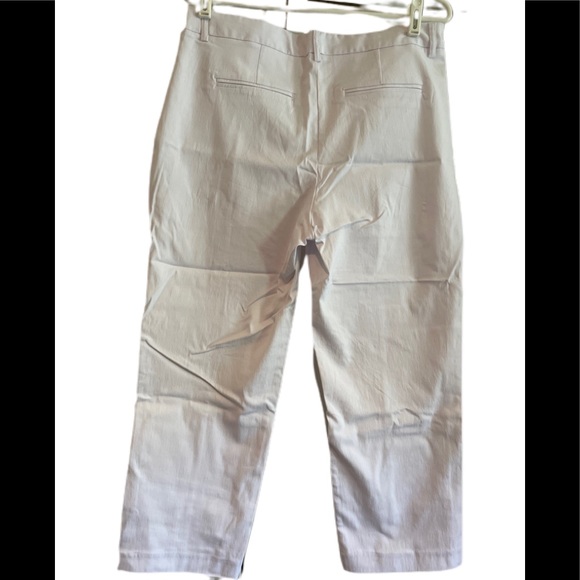 Larry Levine white high rise capris size 12 - Picture 2 of 9